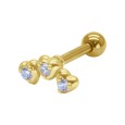 Helix Ear Piercing with Titanium Bar TIP-3048-TI